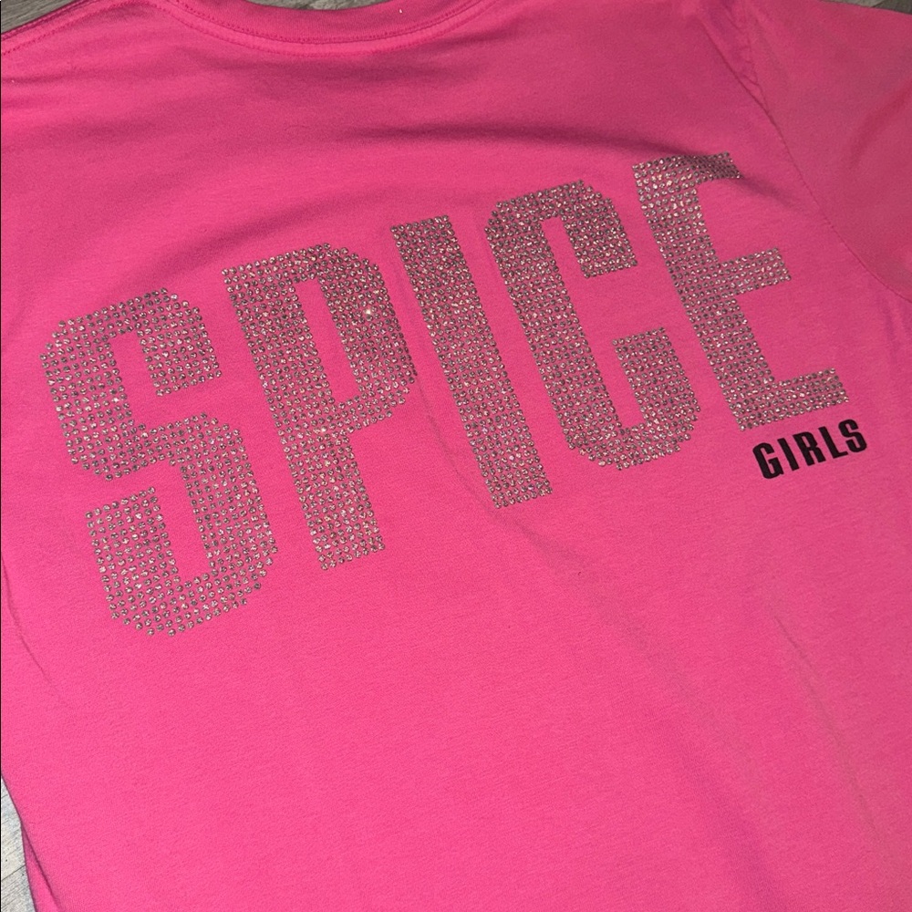 💞✨ UO•Spice Girls OverSized Bling TeeShirt•Size:Medium✨💞 - Picture 5 of 7